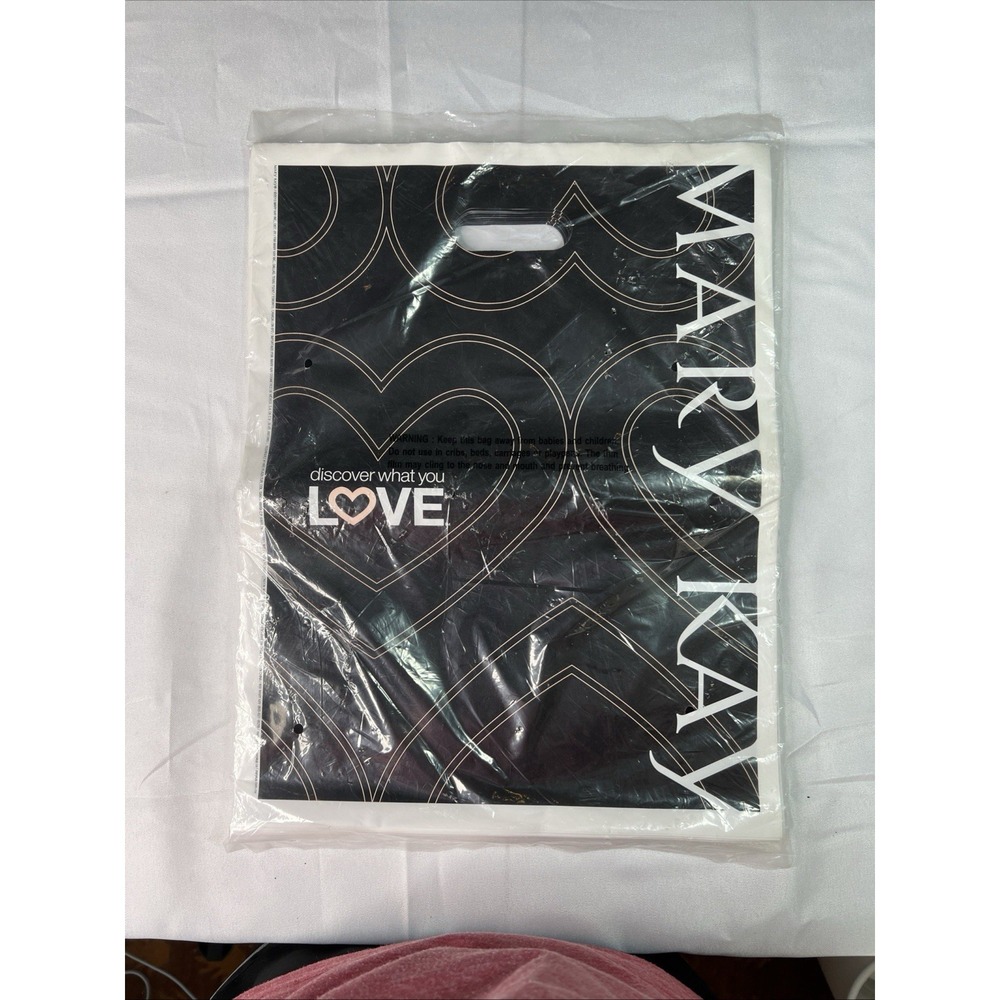 Large Mary Kay Plastic Consultant Bags Discover What You Love 16X12 2013